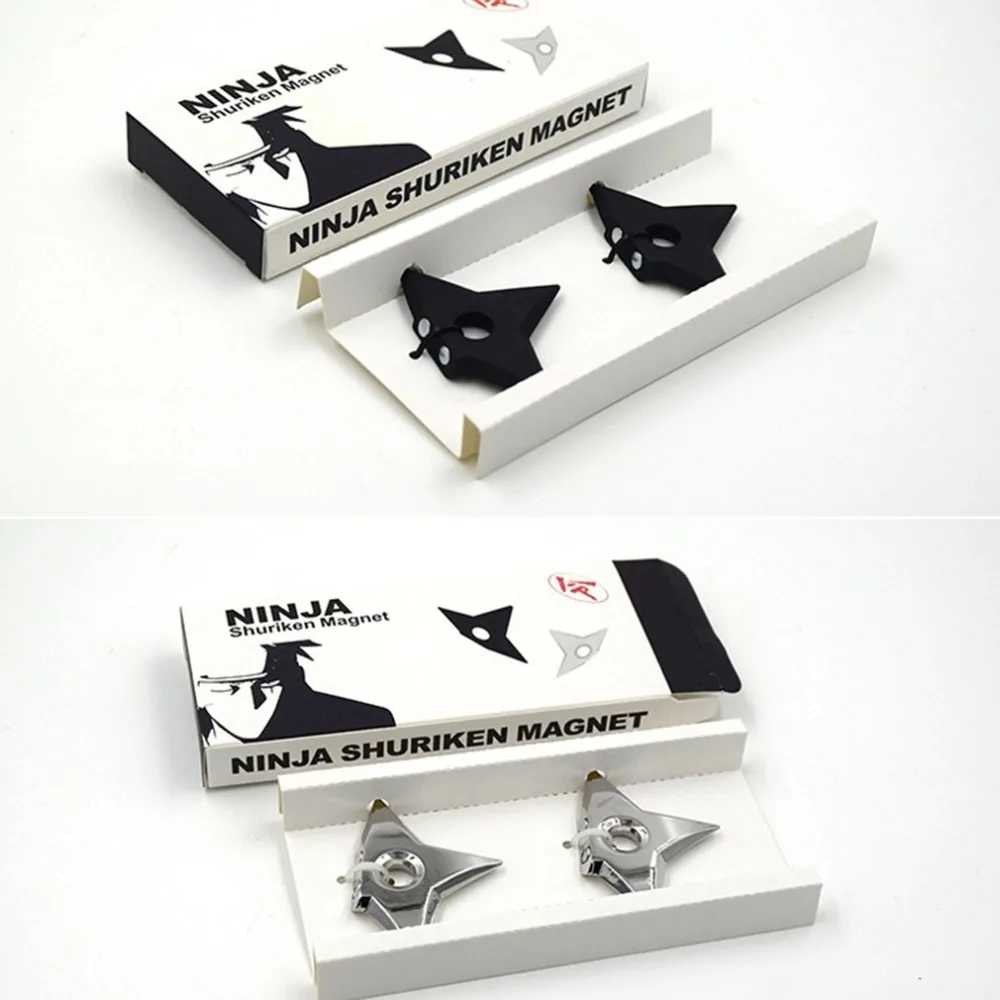 2pcs Fashion Refrigerator Sticker Samurai Darts Five-Pointed Star Refrigerator Stickers Children's Toys