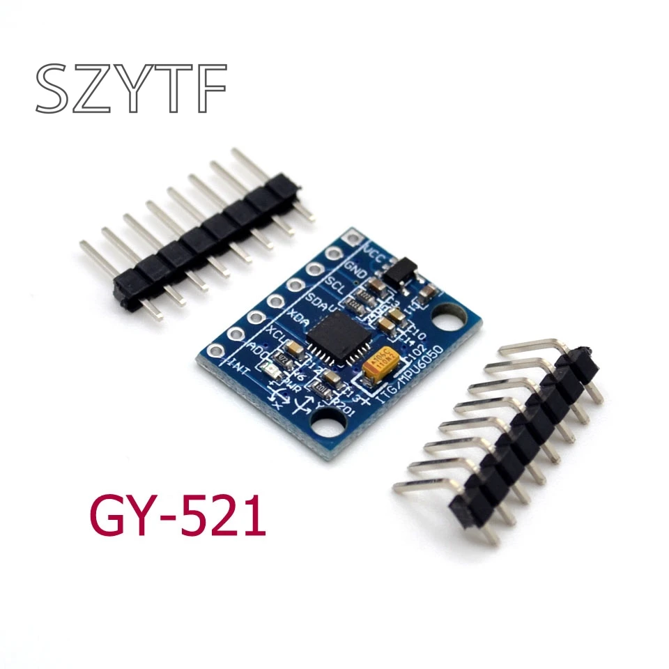 1 комплект IIC GY 521 MPU 6050 MPU6050 3 оси аналоговые датчики гироскопа + акселерометр