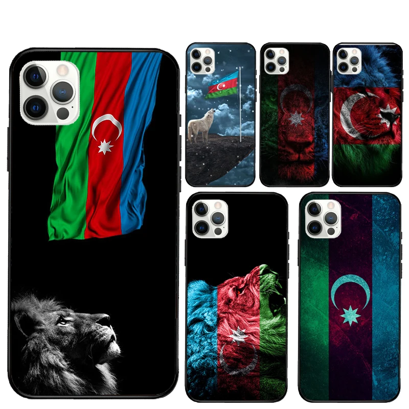 Чехол с флагом azerjan Buta для Apple iPhone 13 Pro Max mini XS XR X 8 7 Plus SE 2020 11 12 задняя крышка |