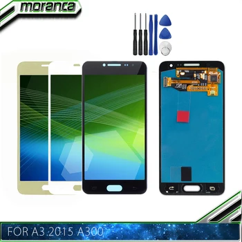 

100% Tested TFT LCD For Samsung Galaxy A3 2015 A300 A3000 A300F A300M LCD Display + Touch Screen Assembly Brightness Can Adjust