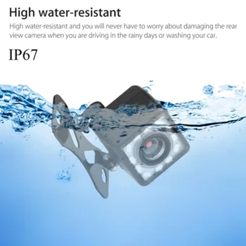 

Waterproof Rear view camera 12 LEDs Car Night Vision DC 12V Plastic Parts