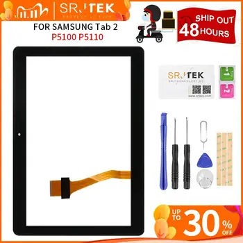 

SRJTEK 10.1" For Samsung Galaxy Tab2 Tab 2 P5100 P5110 P5113 N8000 Touch Screen Digitizer Glass Panel Sensor Replacement P5100