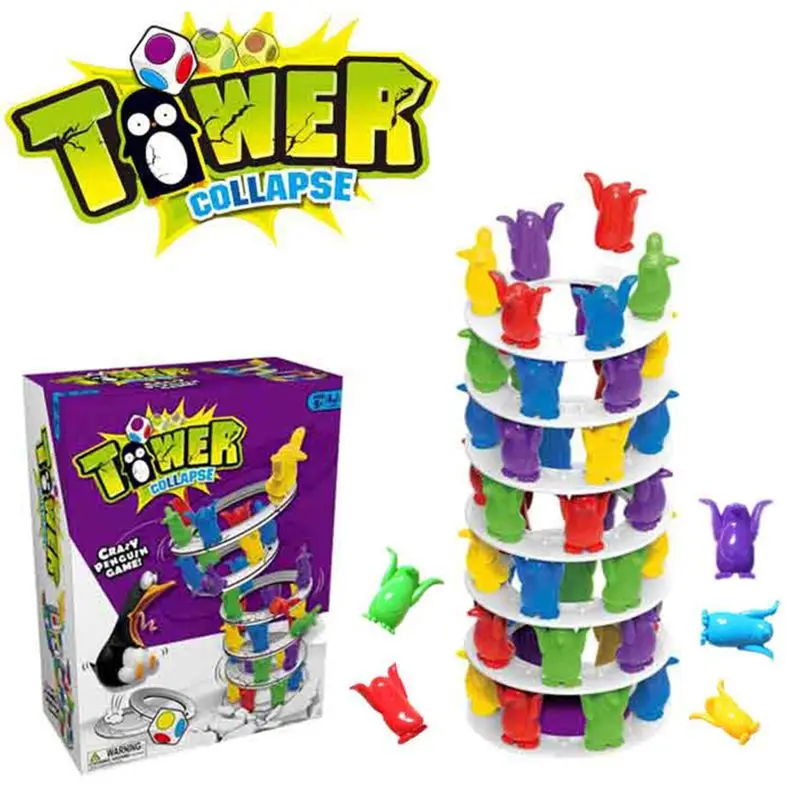 

Penguin Balance Toy Challenge Tower Stacked Children Toys Desktop Game Parent-Child Interactive Board Game Intelligence