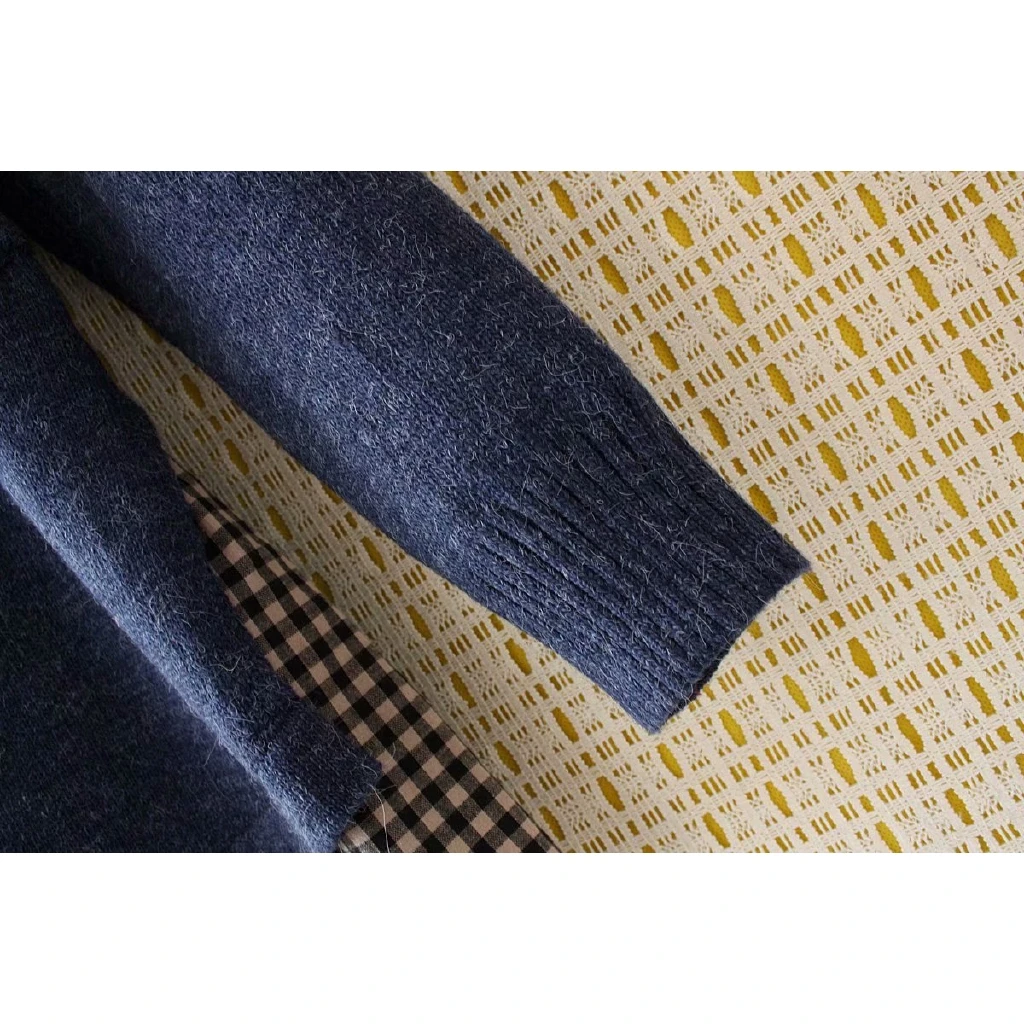 Женские вязаные свитера размера плюс 2XL-4XL, осенне-зимняя верхняя одежда с длинными рукавами, повседневные топы