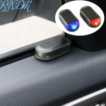 

Solar Power Car Alarm Lamp Security System Warning Theft Flash For Skoda Rapid Fabia kodiaq Octavia A5 A7 Superb Yeti Roomster