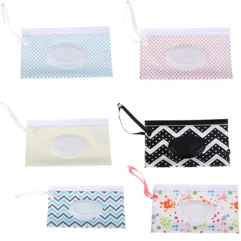 

1Pcs Wipes Bag Portable Wet Wipes Box Storage Box Tissue Box Napkin Holder Baby Wipes Portable Rope Cover Tissue Box