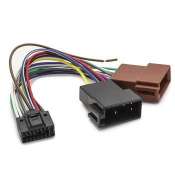 

Universal DIN ISO Connector 16 Pin Wiring Harness Adaptor for JVC Car Radio