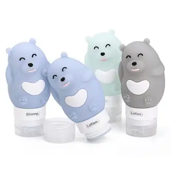 

Mini Refillable Portable Silicone Refillable Bottle Empty Travel Packing Press Lotion Shampoo Cosmetic Squeeze Empty Containers