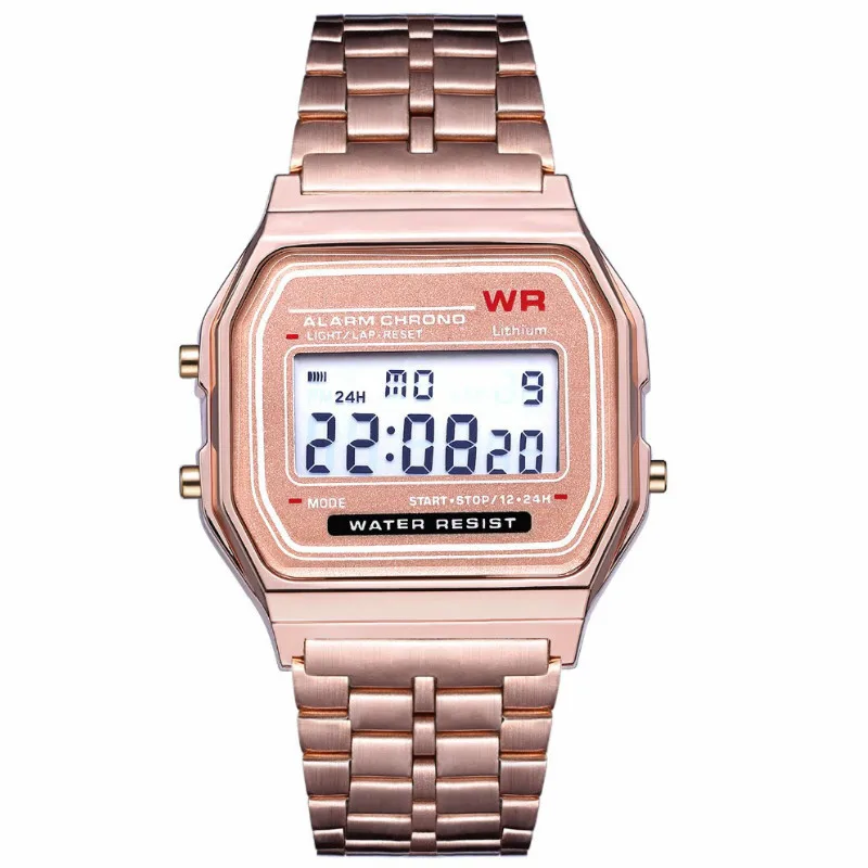 Vintage Business All Metal Neutral Kids Watches Current Students Steel Belt Fashion Men and Women Children Watch afbeelding