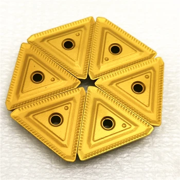 

20pcs carbide inserts TPKR2204 NN UE6020 Carbide turning tool metal Lathe tool TPKR 2204 Machine turning insert Steel processing