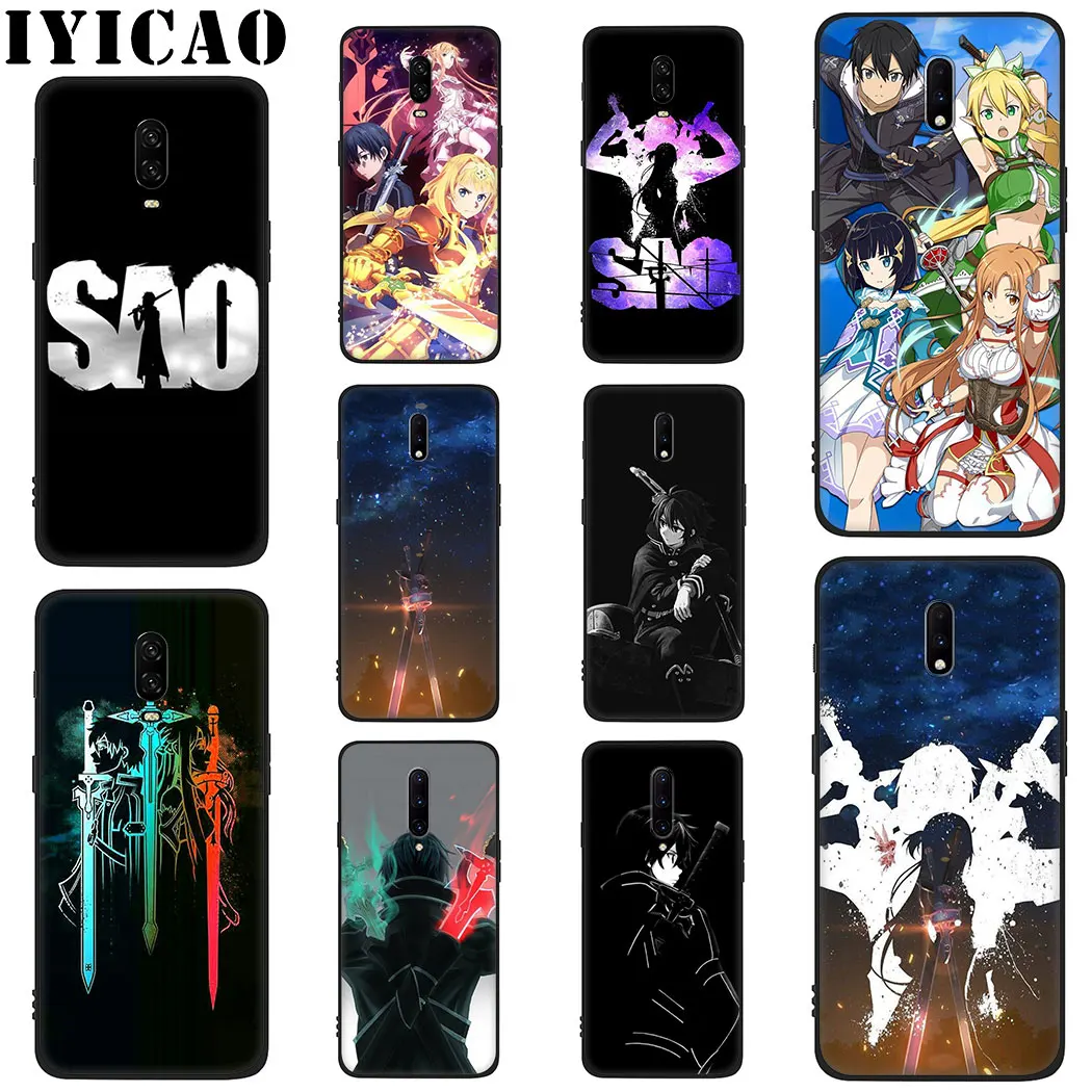Мягкий силиконовый чехол Sword Art для oneplus 5 5t 6 6t 7 Pro TPU |