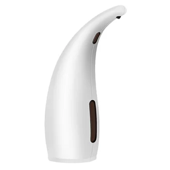 

White Soap dispenser Touchless Automatic ABS Soap Dispenser Motion Sensor Hand Free Dish Soap for Kitchen and Bathroom without B