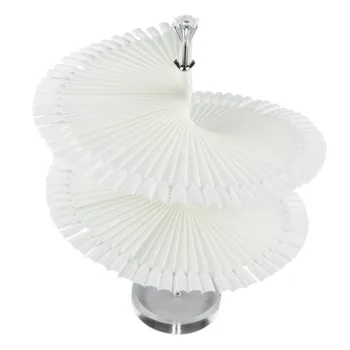 

120 Pcs False Nail Practic Tips Sticks Display Stand Spiral Display Shelf for Uv Gel Nail Polish Color Chart (White)