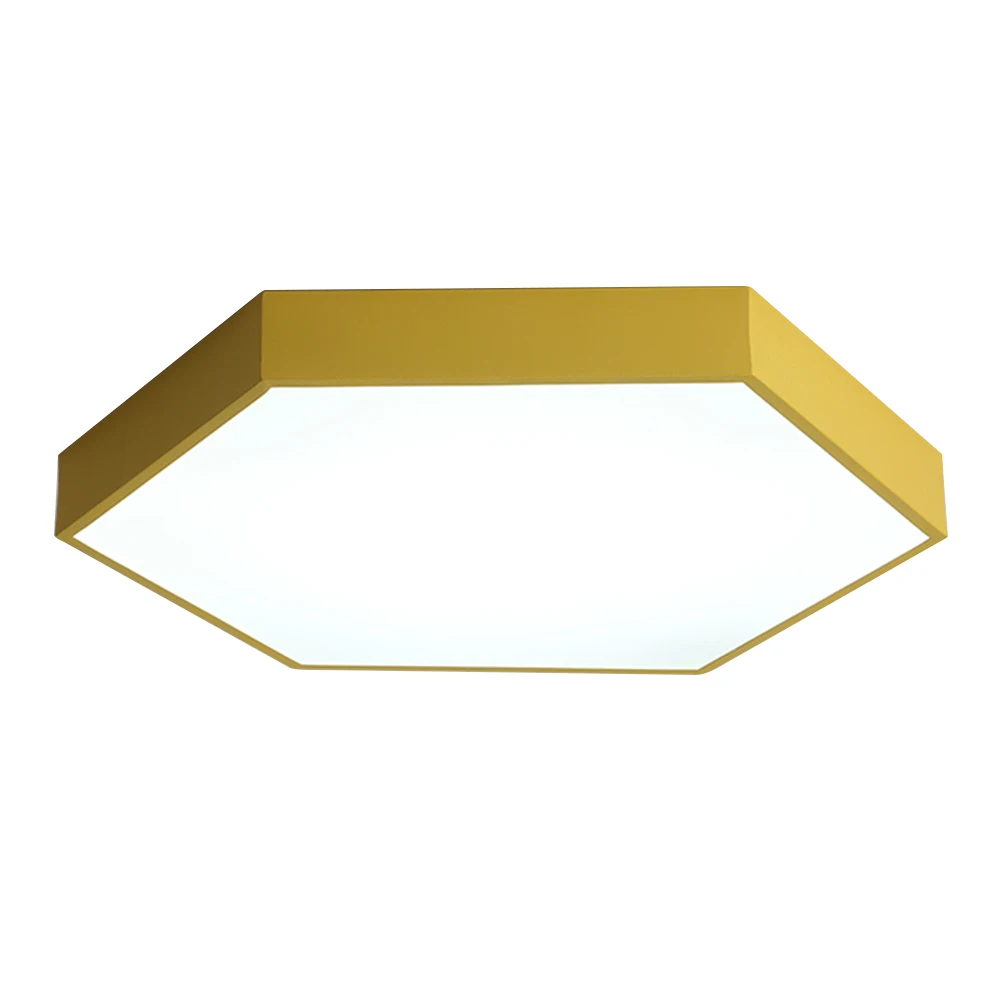 

Ceiling Light Surface Mounted Ultrathin Led European Style Iron Study Indoor Decoration Kitchen Bedroom Hexagon Porch Home