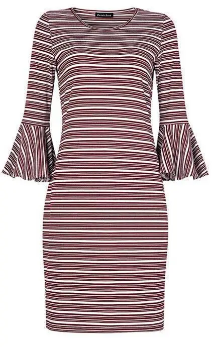 Summer Mandarin Sleeve Maternity Dresses Fashion Striped Slim Clothes For Pregnant Women Pregnancy Half Sleeve Vestido
