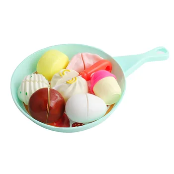 

9pcs Children Pretend Play Toy Kitchen Cutting Food Breakfast Set Early Education Toy 2019 Simulation Kitchen Toys