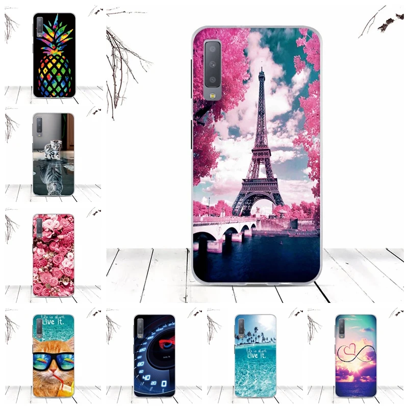 

Soft TPU Silicone Case Cover For Samsung Galaxy A7 2018 A750 Cases Coque Capas Fundas Case For Samsung Galaxy A7 2018 A750 Case