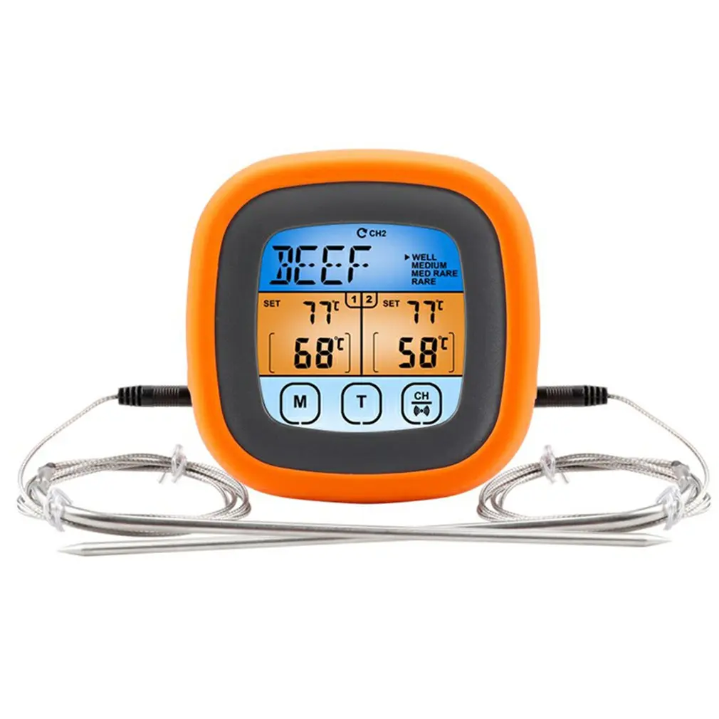 Digital Meat Kitchen Thermometer Stainless Waterproof Meat Temperature