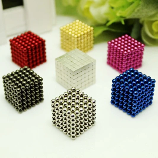 

2019 New 3mm 4mm 216pcs Magnetic Magic Cube Bucky Puzzle Magcube Blocks Sphere Beads Neo Cube Balls DIY Toys Christmas Gift