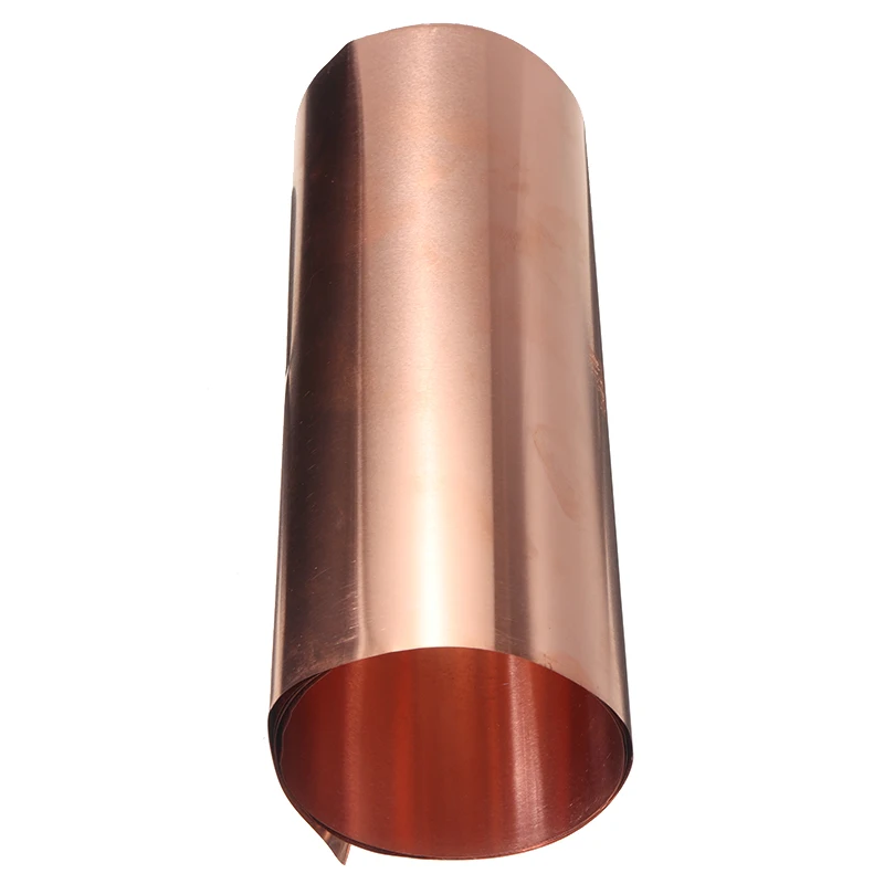 Raw Materials 1pcs 99.9% Pure Copper Cu Metal Sheet Foil 0.1 x 200 x 1000  mm #E3011000 GY