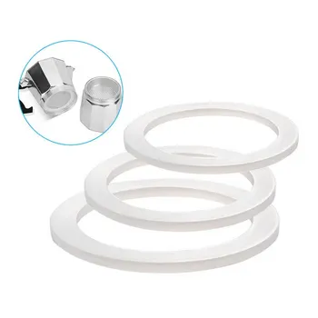 

Milky White Flexible Washer Gasket Ring For Moka Pot Silicone Seal Espresso HG4840-HG4843