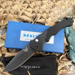 Bench made – 9600BK couteau pliant à manche en aluminium S30V, pour l'extérieur, auto défense de sécurité, couteaux de poche de l'armée, outil EDC HW476 