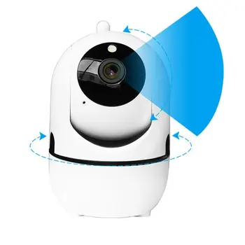 

Intelligent Monitor Night Vision Hd Wifi Movement Detection White Wireless Network Monitoring Domestic Security Camera