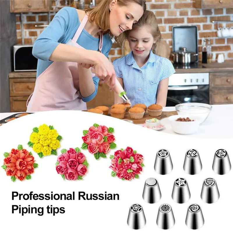 

34 PCS/Set Pastry Bags Nozzle Set Pastry Bag Tips Cake Decorating Tools Kitchen DIY Icing Piping Cream Decoration Accessories