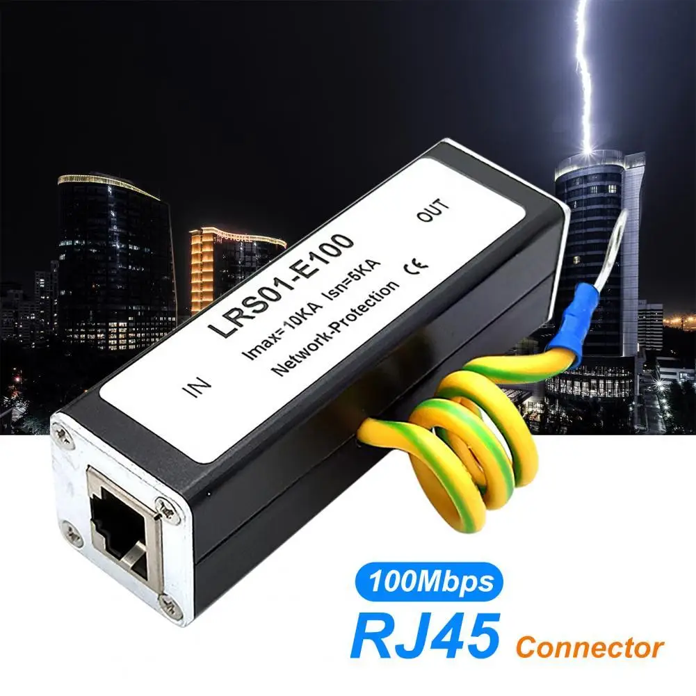 Practical Surge Protective Device Compact Low Residual Voltage High-quality Network RJ45 Monitoring Arrester | Компьютеры и офис