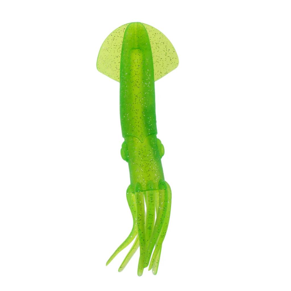 Green Squid Skirts Soft Lure 22cm/70g Sea Fishing Lures Snapper Tackle Baits