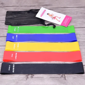 Pilates Squats Training TPE Resistance Bands Hip Loops Yoga Fitness Elastic for Household Yoga Sporting Ornaments 4 Pilates Squats Training TPE Resistance Bands Hip Loops Yoga Fitness Elastic for Household Yoga Sporting