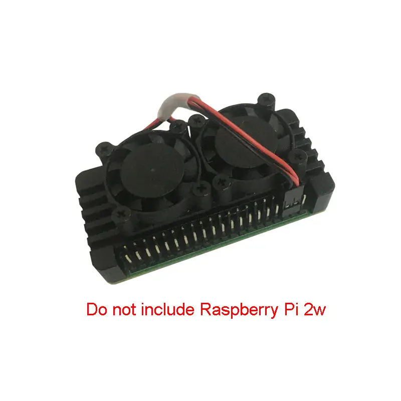 Raspberry Pi Zero 2W 2 W PI0 Aluminum Heatsink with Double Fans image 5