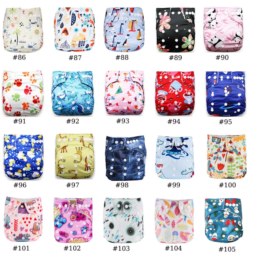 [BABYLAND] 2022 Baby Cloth Diapers Ecological Adjustable Pocket Nappy Fit 3-15kg Baby Washable Reusable Diaper Covers Girls boys