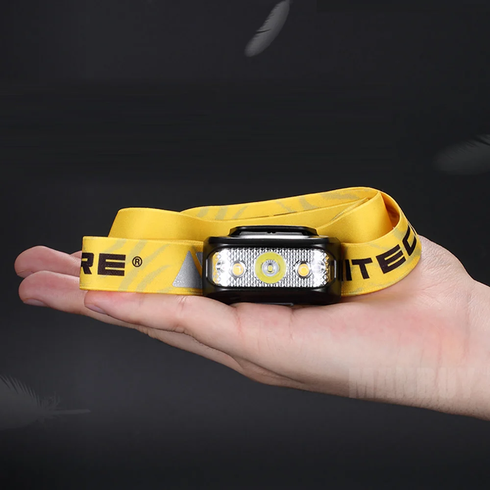 2019 Nitecore NU17 ультра легкий налобный фонарь с зарядкой от USB белый + CRI красный