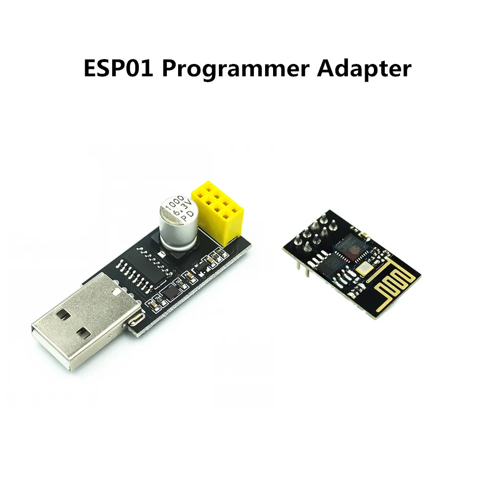 Программатор ESP01 адаптер UART GPIO0 ESP-01 Adaptaterr ESP8266 CH340G USB в последовательный