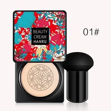 Воздушная подушка крем увлажняющий крем с спонж в виде шляпки гриба слоеного осветления база вверх Палетка консилеров отбеливающая основа для лица TSLM1