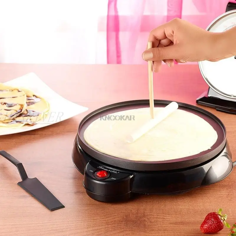 220V Antiaderente Elettrico Crepe Maker Pizza Maker Pancake Maker Crepe Making Pan Per Utensili Da Cucina Per Uso Domestico Pentola