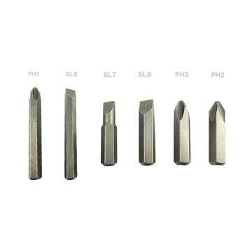 

7pcs Impact Screwdriver Hand Tool Kit Screwdriver Set Metal Work Household Auto Repair Hand Tool Multifunctional Screwdriver