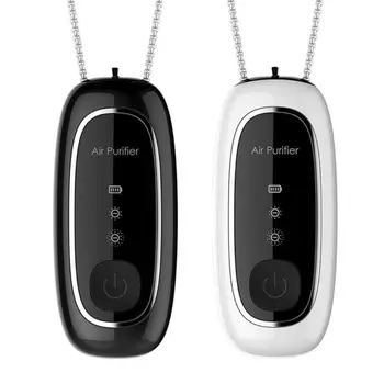 

Air Purifier Necklace Mini Portable Air Freshener Ionizer Negative Ion Generator B36B