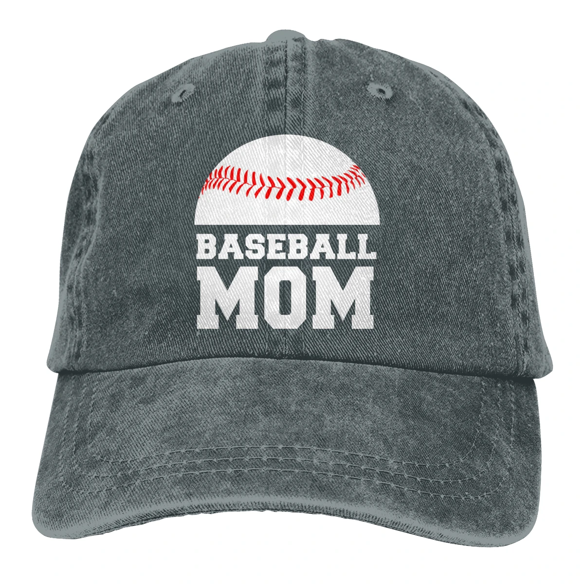 Бейсбольная бейсболка для мамы с глубоким вереском, унисекс, мужская и женская джинсовая бейсболка с ремешком на спине, Регулируемая Кепка для папы и гольфа
