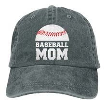 Бейсбольная бейсболка для мамы с глубоким вереском, унисекс, мужская и женская джинсовая бейсболка с ремешком на спине, Регулируемая Кепка для папы и гольфа