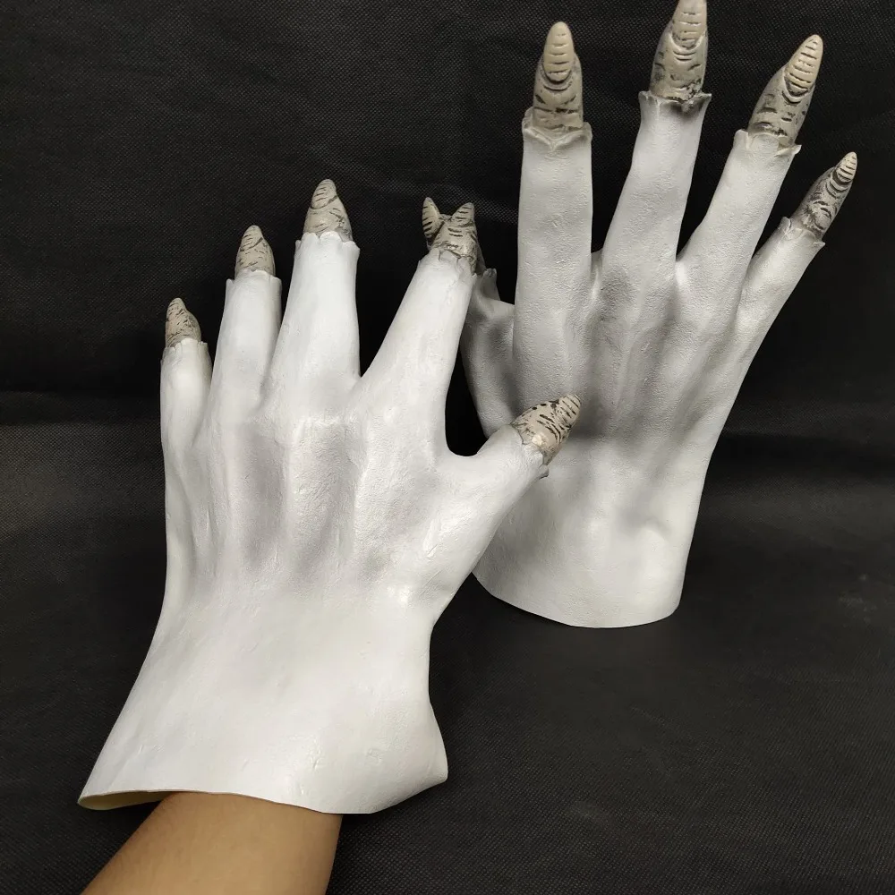 Movie-Pennywise-Clown-IT-Chapter-2-Cosplay-Glove-Latex-Scary-Halloween-Joker-Costume-Props (1)
