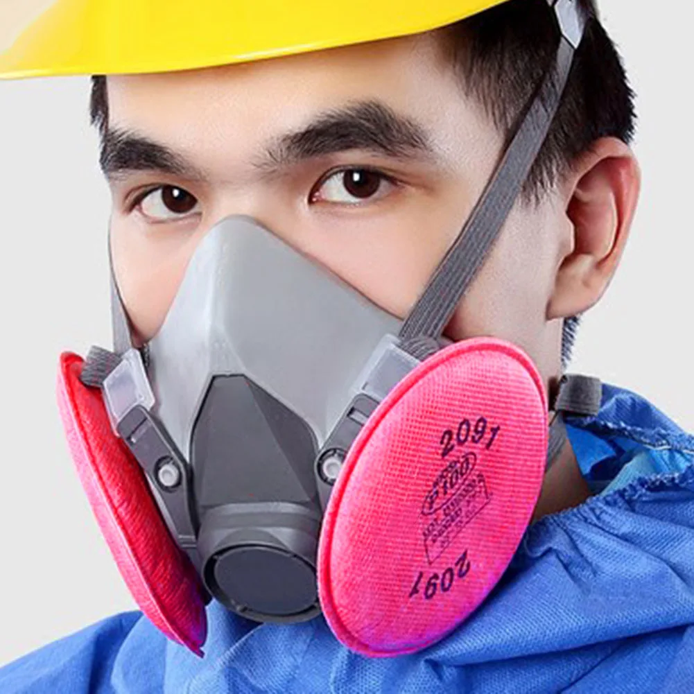 

2 Pcs Harmful Substance Non-Oil Particles Filters For 2091 P100 Series Respirator Dust Mask Replacement Accessories
