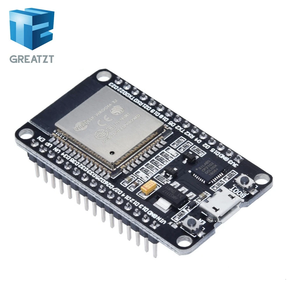 GREATZT ESP32 development board WIFI + Bluetooth IoT smart home ESP WROOM 32 ESP 32 ESP 32S|Integrated Circuits| - AliExpress