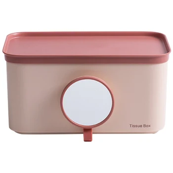 

Multi-Function Tissue Box Plastic Toilet Paper Holder Bathroom Double