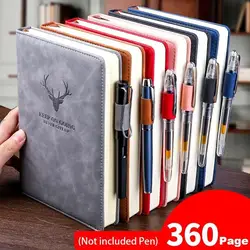Carnet de voyage A5 en cuir PU, couverture, papier doublé, pour Journal intime, cadeau 