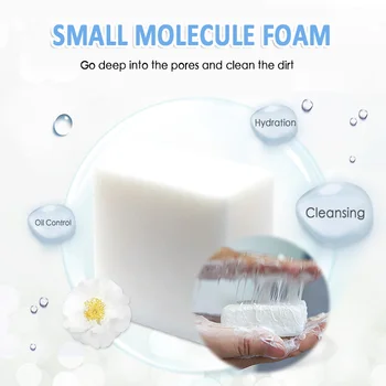 

100g Anti-Acne Oil Control Whitening Soap Silk Protein Essence Soap Moisturizing Brighten Skin Face Body Cleaning Soap TSLM1
