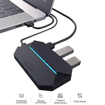 

PUBG Controller Gaming Keyboard Mouse RGB Converter Bluetooth Android PUBG Mobile Gamepad USB Adapter For IPad For PS4 For XBox