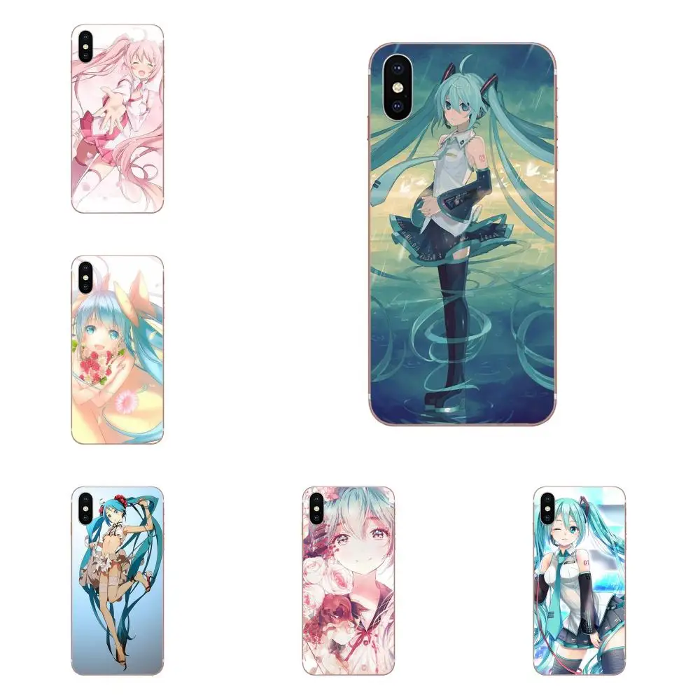 Pretty Hatsune Miku For Huawei Nova 2 V20 Y3II Y5 Y5II Y6 Y6II Y7 Y9 G8 G9 GR3 GR5 GX8 Prime 2018 2019 Rubber Cell Phone Case | Мобильные