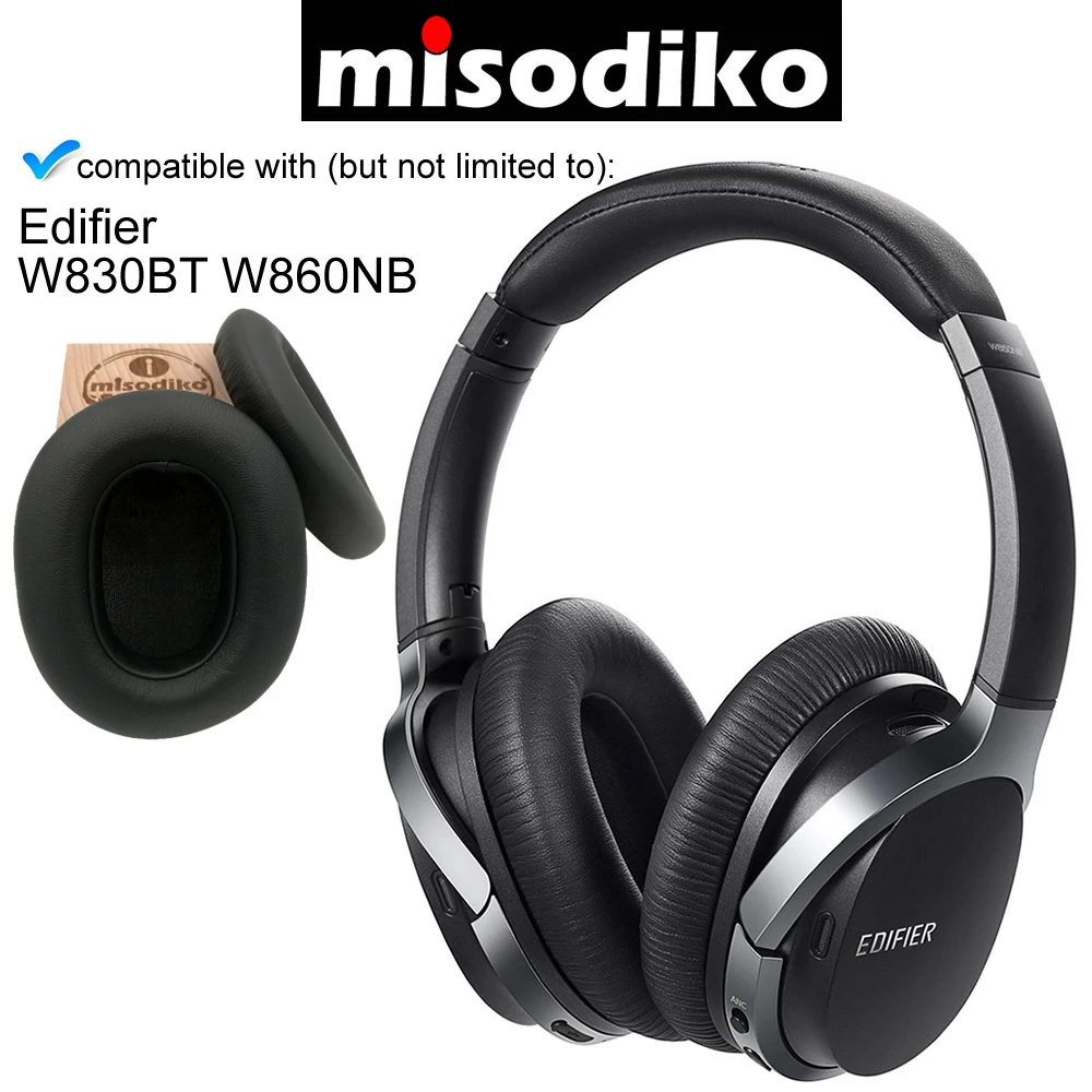 Misodiko Сменные подушки амбушюры-для Edifier W830BT W860NB, наушники, запчасти для наушников, накладки для наушников, наволочки